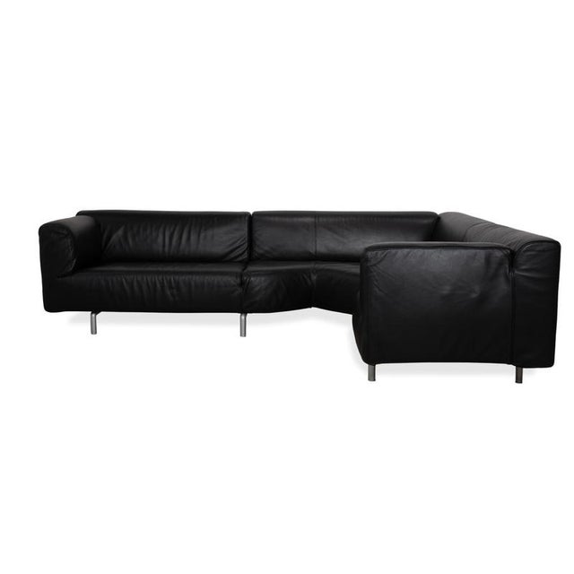 Met 250 Sofa in Leather by Piero Lissoni for Cassina For Sale - Image 11 of 16