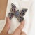 Not Yet Made - Made To Order Boho Chic 10Ct Multi Gem & Diamond Butterfly Statement Brooch Pin Pendant in 925 Silver For Sale - Image 5 of 15