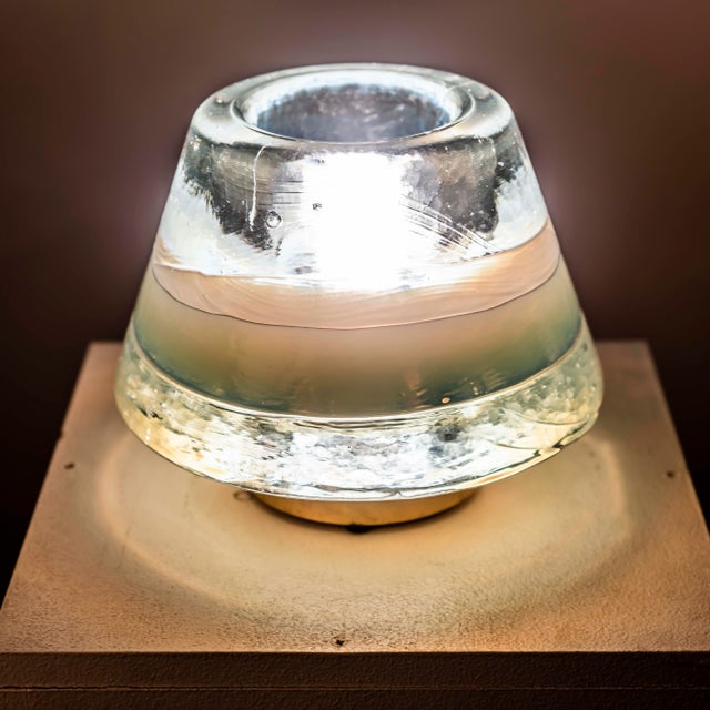 Murano Glass and Bronze Table Lamp by Renato Toso and Roberto Pamio, 1970s For Sale - Image 15 of 18