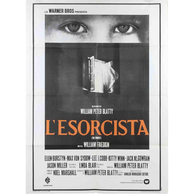 Vintage Italian The Exorcist Poster, 1970s For Sale