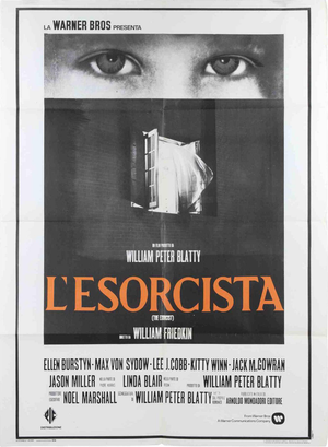 Vintage Italian The Exorcist Poster, 1970s