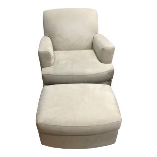 Room & Board Swivel Chair Set - A Pair For Sale