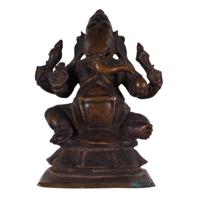 Odishassan Indian Artist, Ganesha, 1600s, Copper For Sale