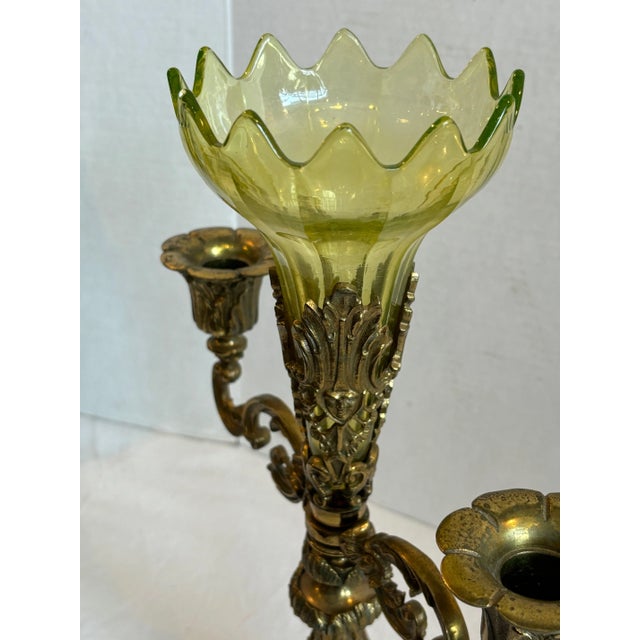 Bronze 19th Century French Bronze Epergne For Sale - Image 8 of 12