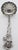 Vintage Italian Silver Mini Ladle, Rose Handle, Cocktail Garnish Serving (800 Silver) For Sale - Image 4 of 13