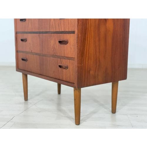 Vintage Danish Teak Chest of Drawers For Sale - Image 5 of 10