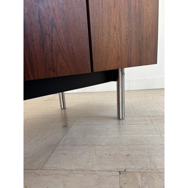 Sideboard in White Formica and Dark Wood, Italy, 1960s For Sale - Image 18 of 18