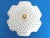 White Mid Century Frosted Glass Flower Flush Light For Sale - Image 8 of 18