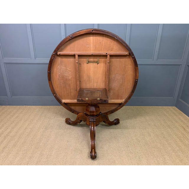 Victorian Rosewood Loo Table, 1870 For Sale - Image 6 of 18