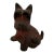 1940s Cast Iron Thick Browed Unusual Scotty Dog For Sale