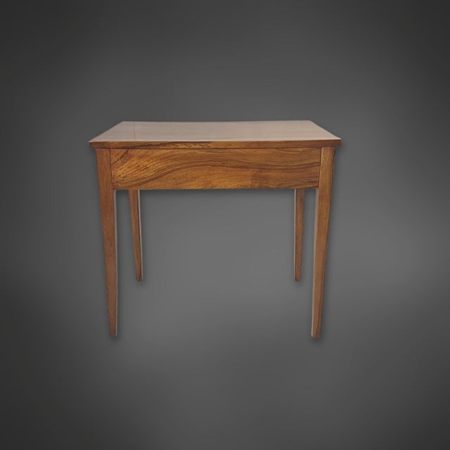 Rectangular Biedermeier Table in Walnut, 1820s For Sale - Image 10 of 10
