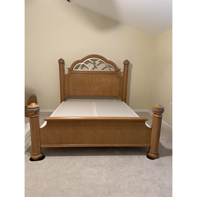 American Stanley Coronation King Size Poster Bed For Sale - Image 3 of 14