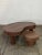 W43 D26 D13.5 H18 Nesting table W17.5 H12.5 Handcrafted Kidney coffee table made in house by Vintage On Point. Made in...
