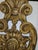 1980s 1980s Distress Painted and Carved Wood and Iron Two Arm Pricket Sconces - A Pair For Sale - Image 5 of 7
