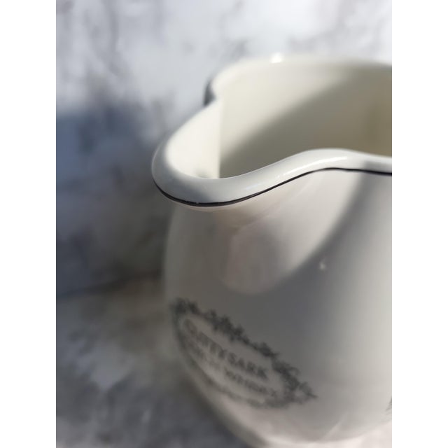 1990s Cutty Sark Nautical Transferware Pitcher For Sale - Image 4 of 13