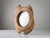 Biomorphic Wall Mirror in Walnut, France, 1960s For Sale - Image 9 of 9