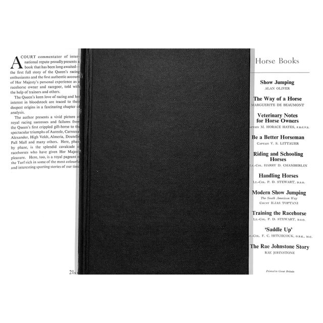 Traditional "The Queen and the Turf" 1959 Cathcart, Mrs. Helen For Sale - Image 3 of 9