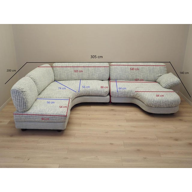 Vintage Italian Modular Sofa, 1970s, Set of 3 For Sale - Image 3 of 17