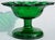Late 19th Century Green Pressed Glass Footed Bowl, 19th Century, Petal Form For Sale - Image 5 of 9