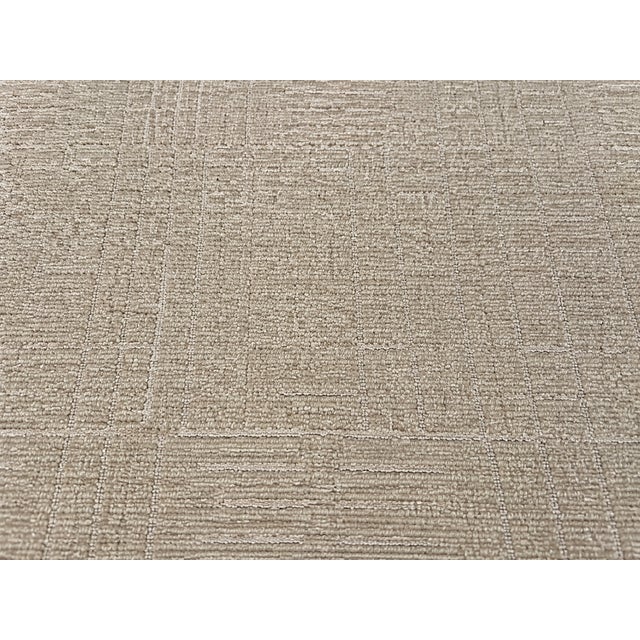 Rh Varusha Wool & Silk Rug – 12' × 15' Wheat | 100 Tibetan Knots Per Square Inch | Made in Nepal For Sale In Columbus - Image 6 of 18
