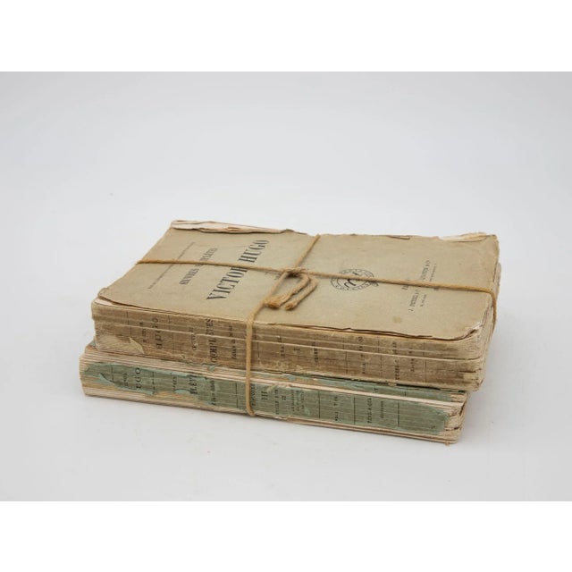 1940s Victor Hugo Set of 2 Books For Sale - Image 5 of 11