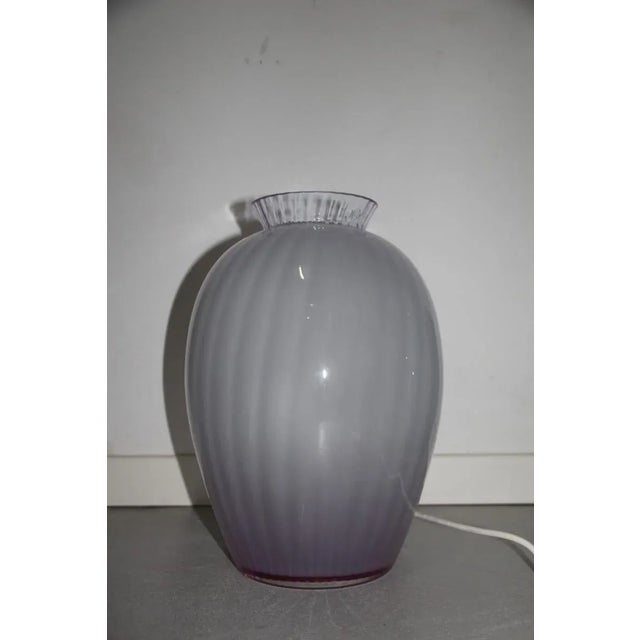 1970s Murano Glass Vase Table Lamp by Carlo Moretti, 1970s For Sale - Image 5 of 9