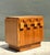 Vintage Brutalist Geometric Wood Cabinet For Sale - Image 10 of 14
