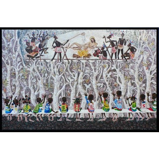 Douglas Perez Castro "Sano Entretenimiento II" Contemporary Surrealist Social Commentary Painting, 2015 For Sale