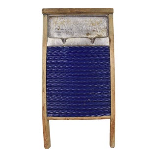 Early 20th Century National Washing Co Soap Saver Washboard Made in Usa For Sale