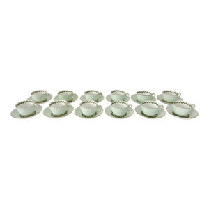Tea/Coffee Set for 12 by Minton Cheviot From 60's