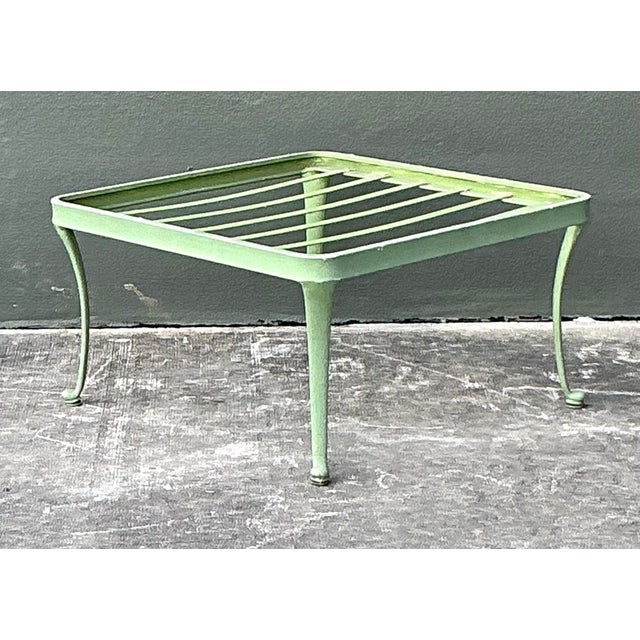 Vintage Boho Brown Jordan “Florentine” Ottoman For Sale - Image 10 of 10