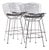 Harry Bertoia for Knoll Mid Century Chrome Bar Stools - Set of 4 For Sale