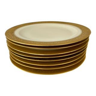 Antique Royal Bavarian Hutschenreuther Selb Salad Plates- Set of 8 For Sale