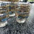 Culver Ltd. 1960s Mid-Century Modern Culver Empress Footed Whiskey Rocks Glasses & Ice Bucket - Set of 5 For Sale - Image 4 of 11