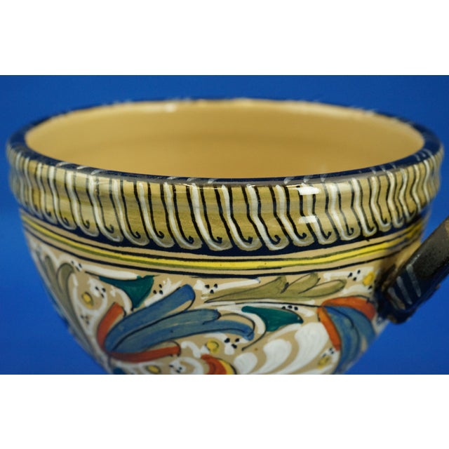 Vintage Vitrified Enamel Ceramic Cup Vase by MAR M.A.R. Pesaro, 1950s For Sale - Image 13 of 18