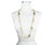 Contemporary 1980s Chanel Rare Vintage Gold Plated CC Letter Long Necklace For Sale - Image 3 of 6