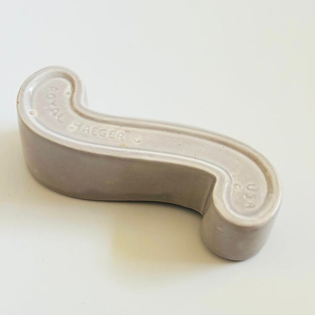 Royal Haeger Curvy Ceramic Candle Holder Planter For Sale - Image 9 of 10