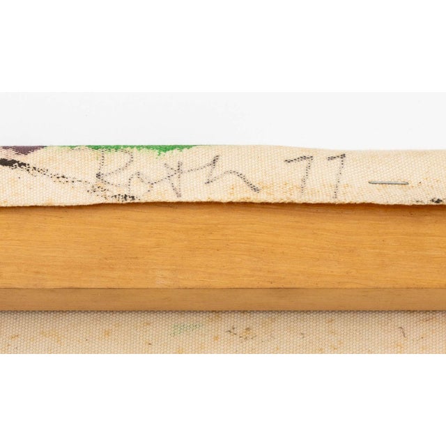 Textile Jack Roth Untitled Acrylic on Canvas, 1977 For Sale - Image 7 of 9