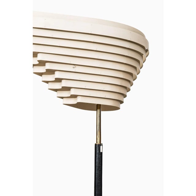 Black Model A805 Angel Wing Floor Lamp by Alvar Aalto for Valaistustyö, 1950s For Sale - Image 8 of 17
