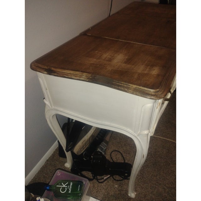 1940s French Provential Vanity With Mirror For Sale - Image 4 of 6