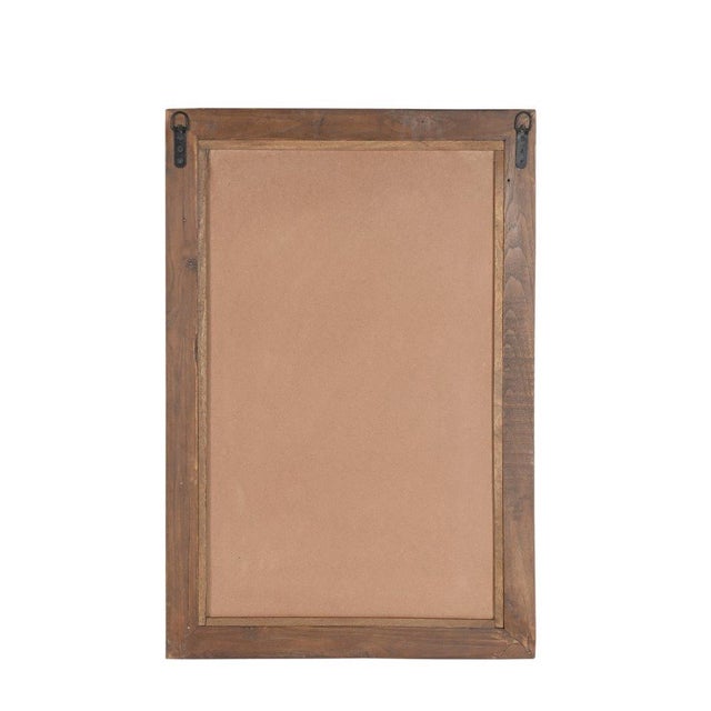 Vintage Indian Carved and Painted Teakwood Mirror For Sale - Image 4 of 4