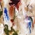 Summertime Smell Goods - Original Neutral Floral Abstract Mixed Media Painting on Canvas For Sale - Image 4 of 9