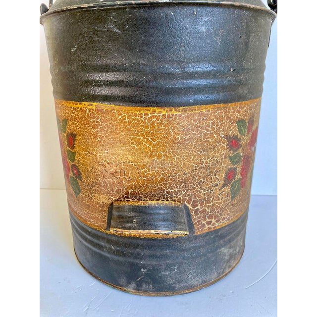 Antique Hand Painted Oil Can For Sale In Washington DC - Image 6 of 7