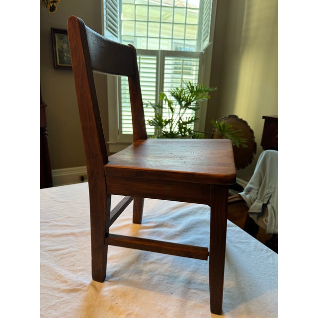 Farmhouse Vintage Child's School Chair For Sale - Image 3 of 4
