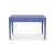 Blue Leather Desk in Marlin Blue For Sale - Image 8 of 12