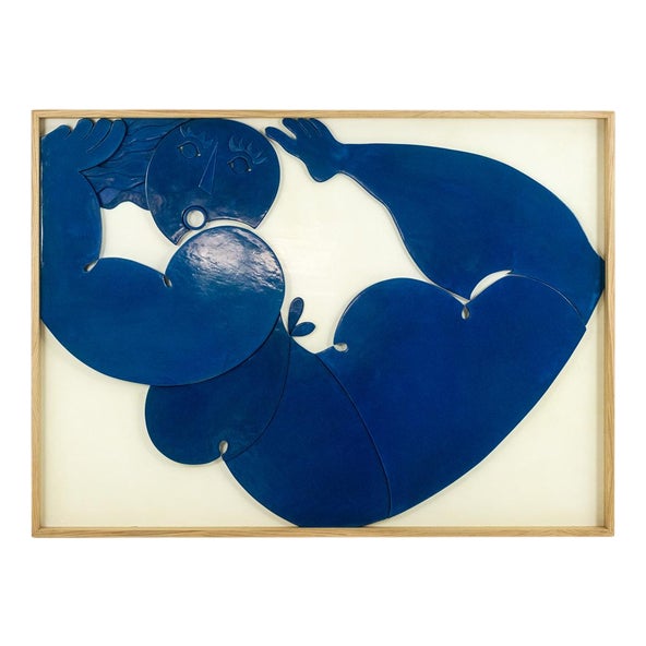 I Swim in Happiness, Bas-Relief Panel For Sale