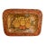 Large Vintage Italian Ceramic Tray / Wall Platter, Hand-Painted in Fall Tones - Tuscan Decor - See Pics! For Sale
