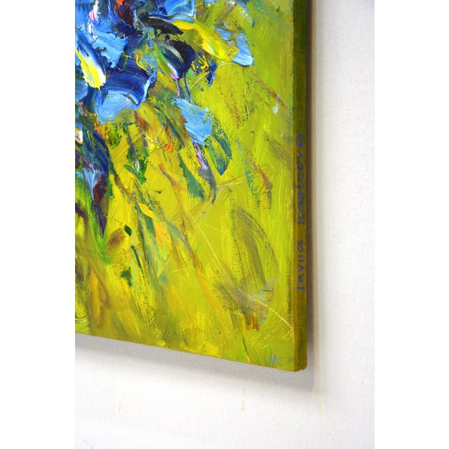 Modern Flowers. Expressive Bouquet. Modern Original Painting. Iryna Kastsova For Sale - Image 3 of 12