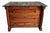 Antique Chest of Drawers in Walnut and Oak with Marble Top, France, 1820-1850 For Sale