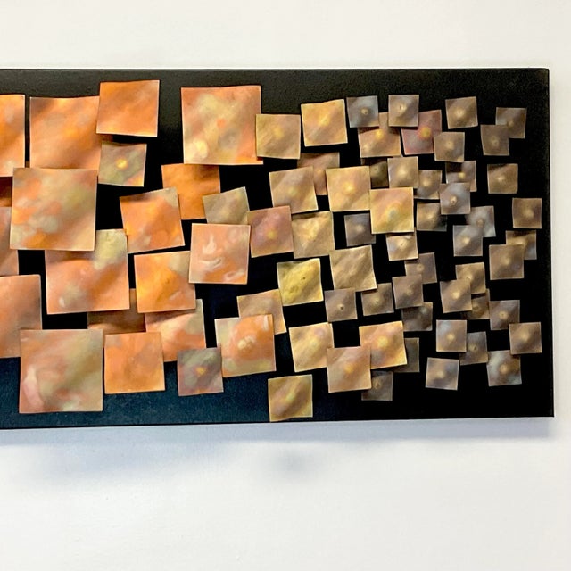 1970s 1970s Vintage Brutalist Abstract Wall Sculpture, After Curtis Jere’ For Sale - Image 5 of 12